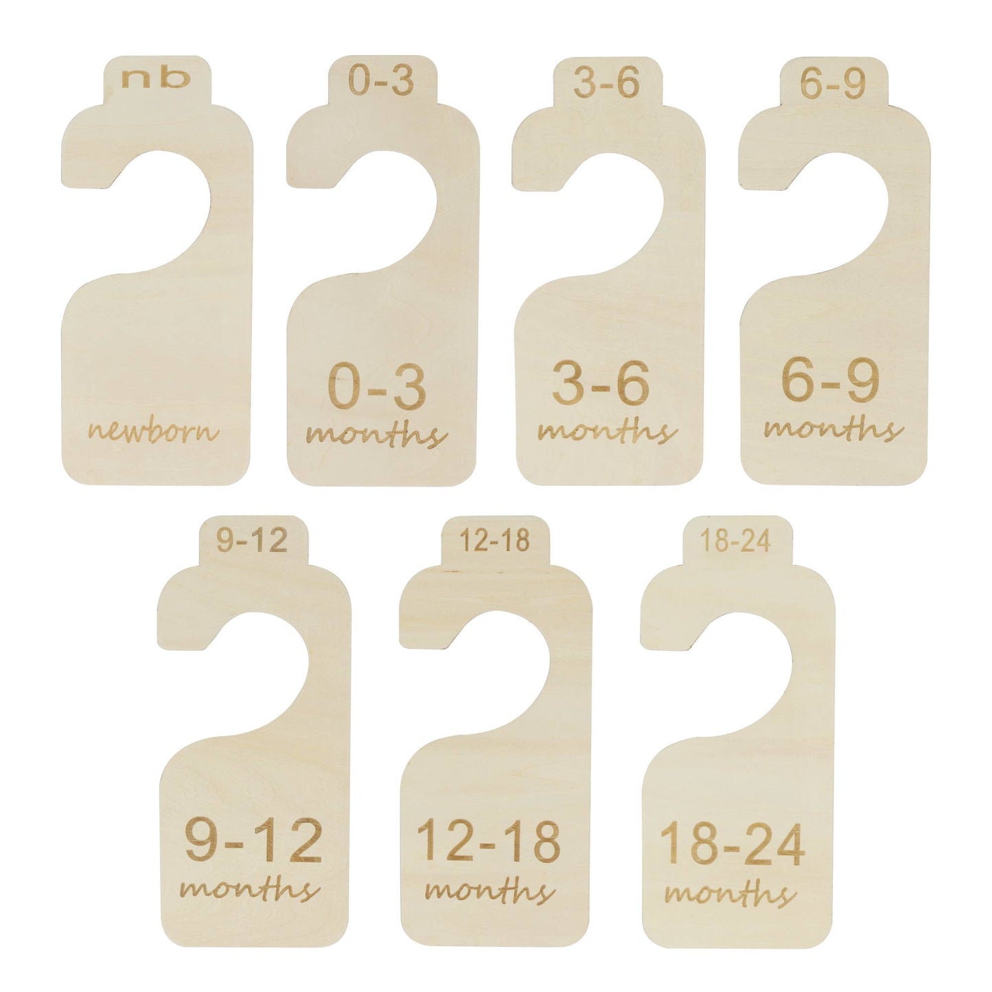 Ali+Oli - Baby Closet Size Dividers & Organizer – Newborn - 24 Months