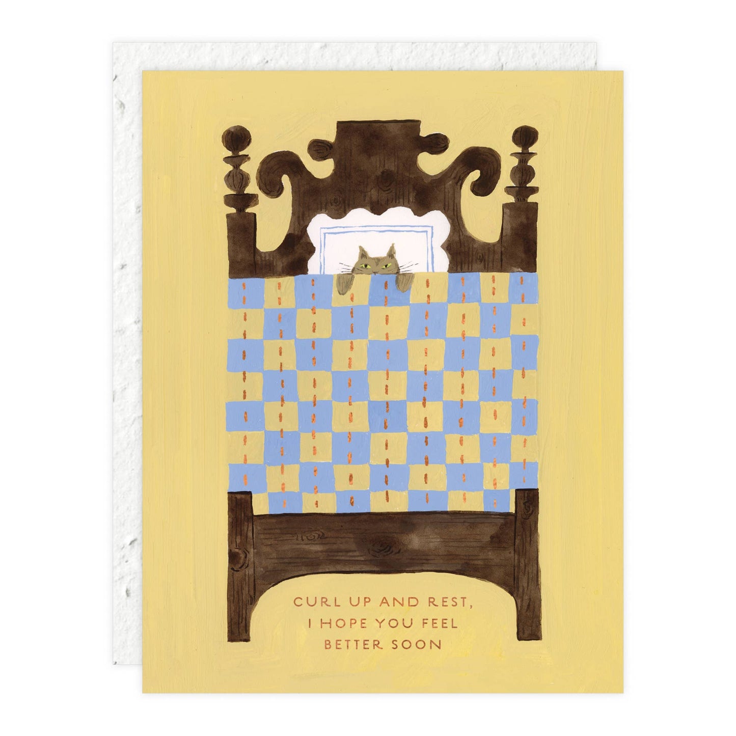 Cat Nap - Get Well Card