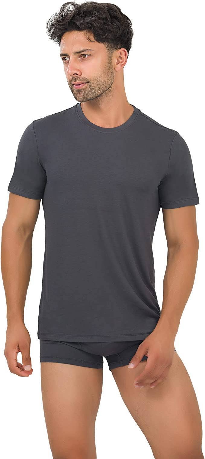 Bambooven - Men's Bamboo Crew Neck Undershirts (3-Pack)
