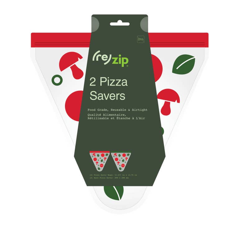 Reusable Pizza Saver Bag 2-Pack