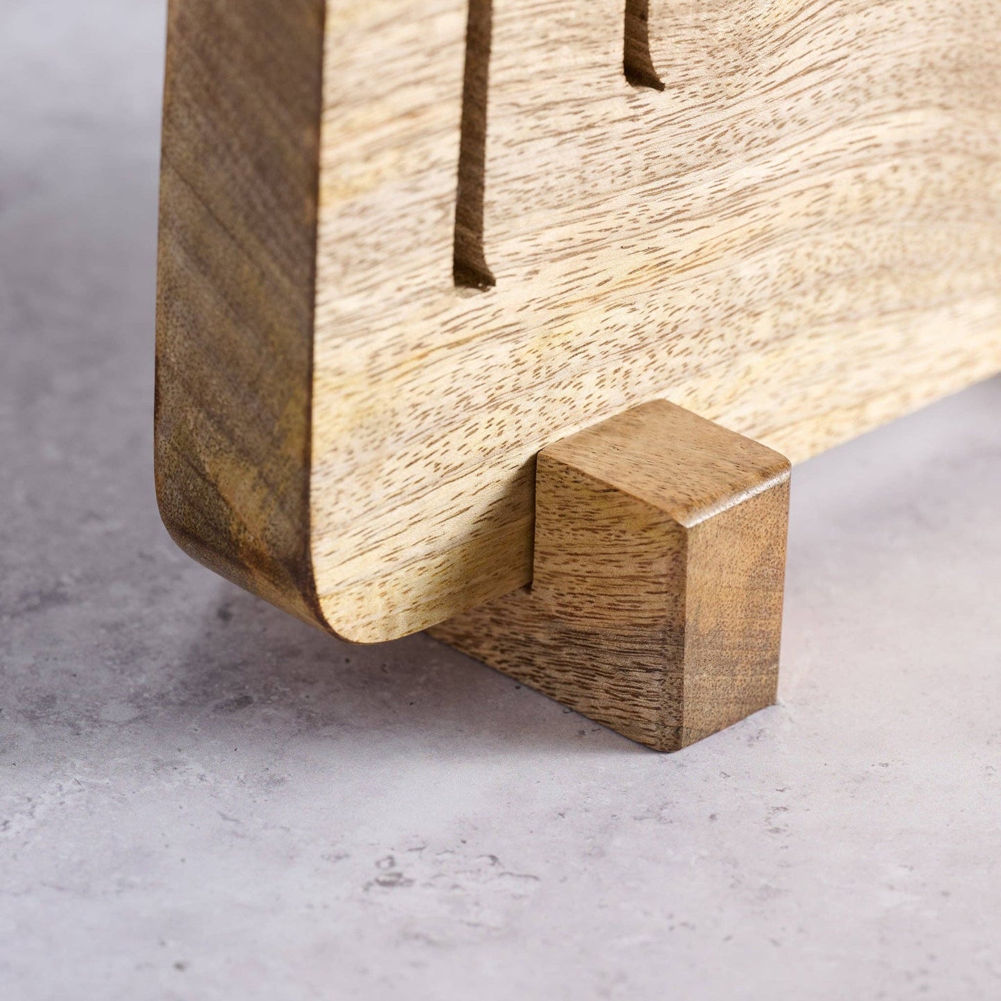 Ten Thousand Villages - Modern Mango Wood Menorah *