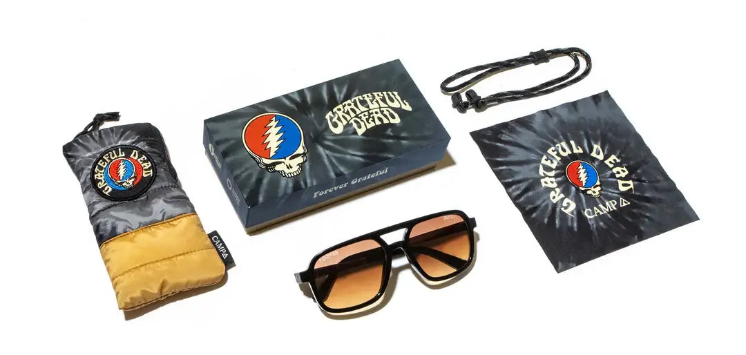 CAMP Eyewear - CAMP Glacier Sunglasses - Grateful Dead Stealie Edition