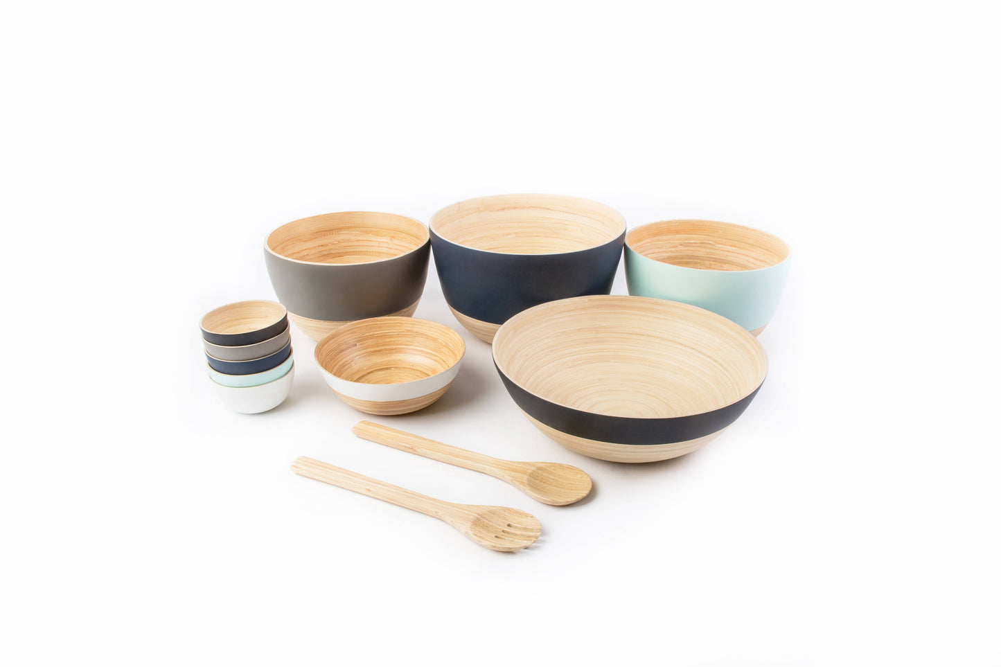 Matte Bamboo Mixing Bowl