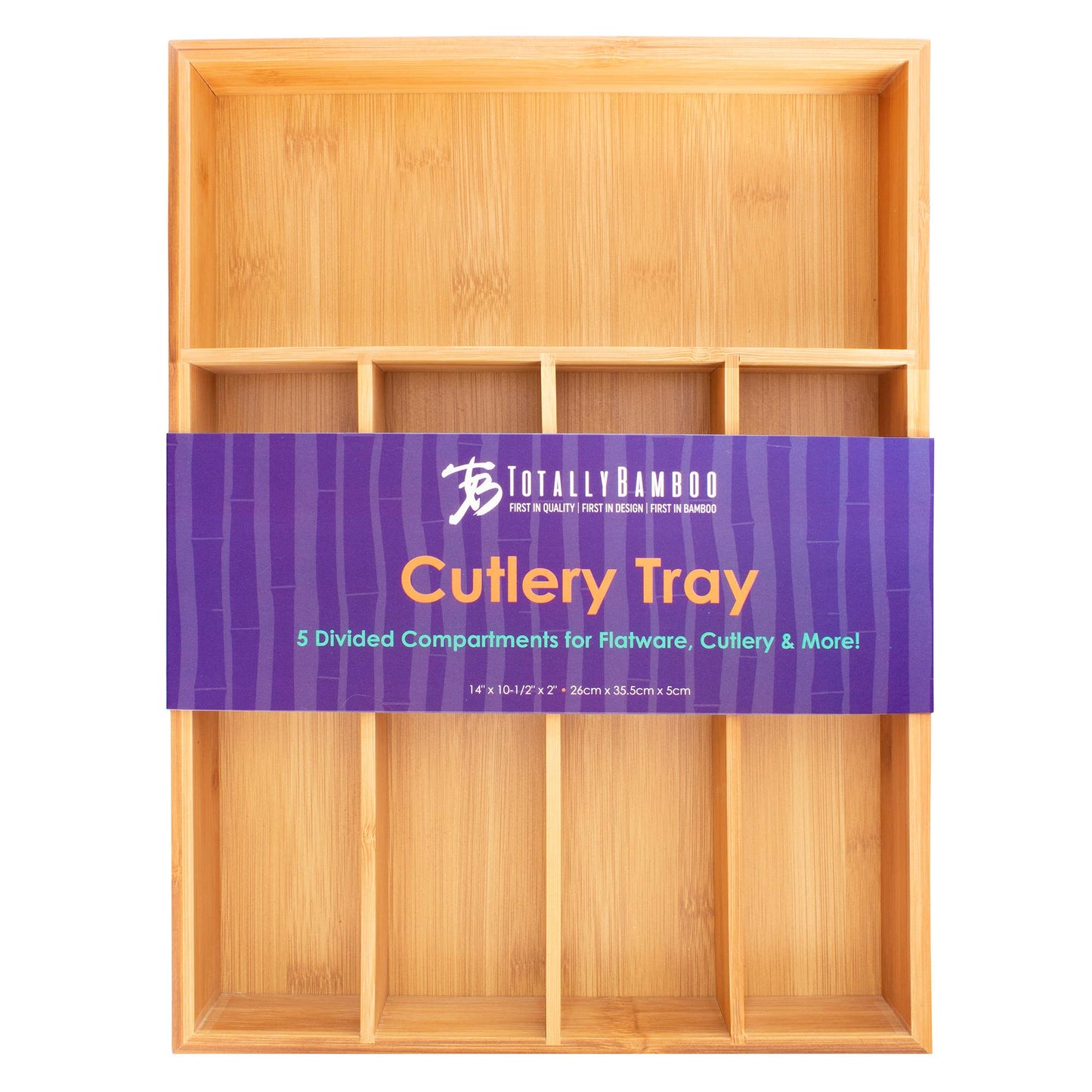 Totally Bamboo - Flatware Drawer Organizer