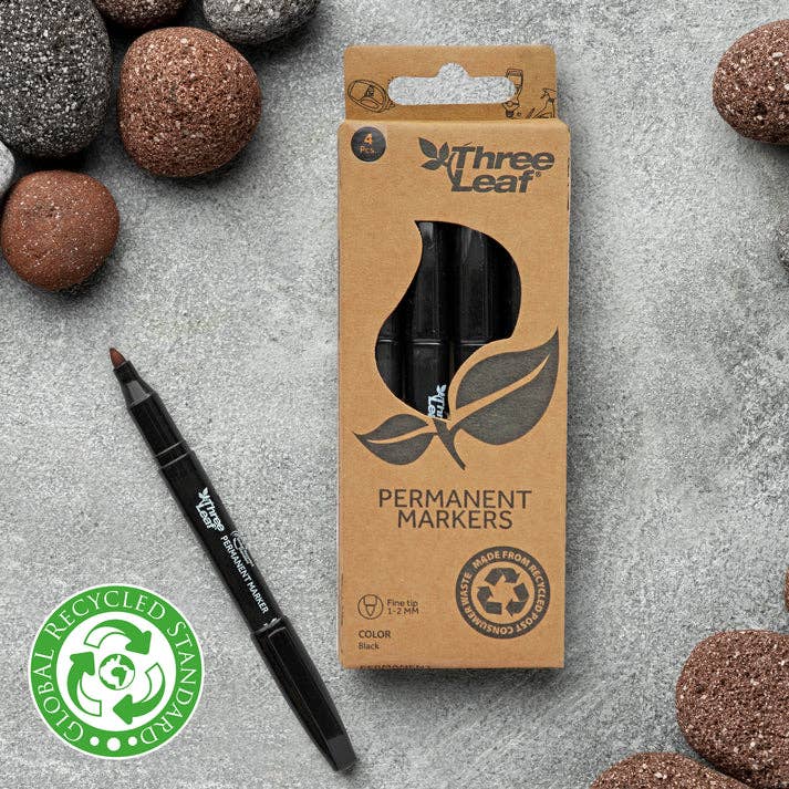 Permanent Marker 4 Ct., Fine Tip
