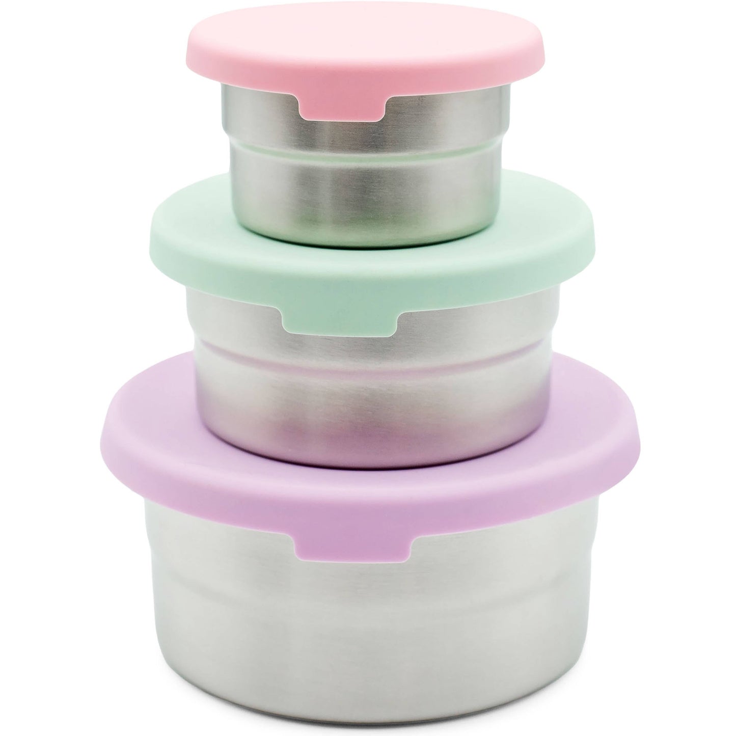 WeeSprout - Stainless Steel Nesting Storage Containers – Set of 3