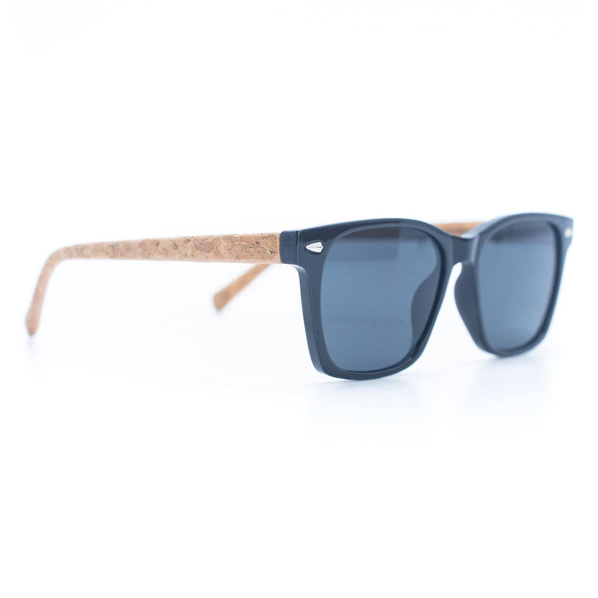 Men's Cork Sunglasses with UV Protection Lenses and Glasses