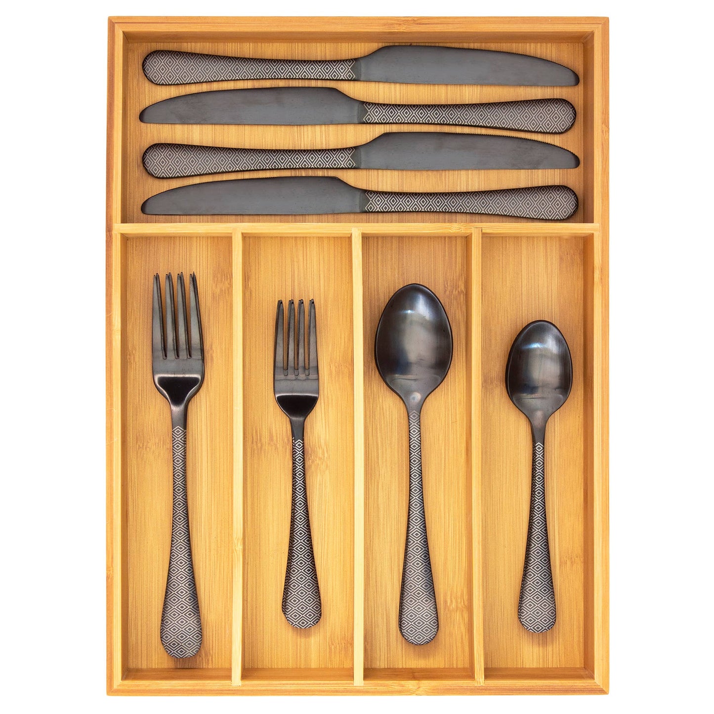 Totally Bamboo - Flatware Drawer Organizer