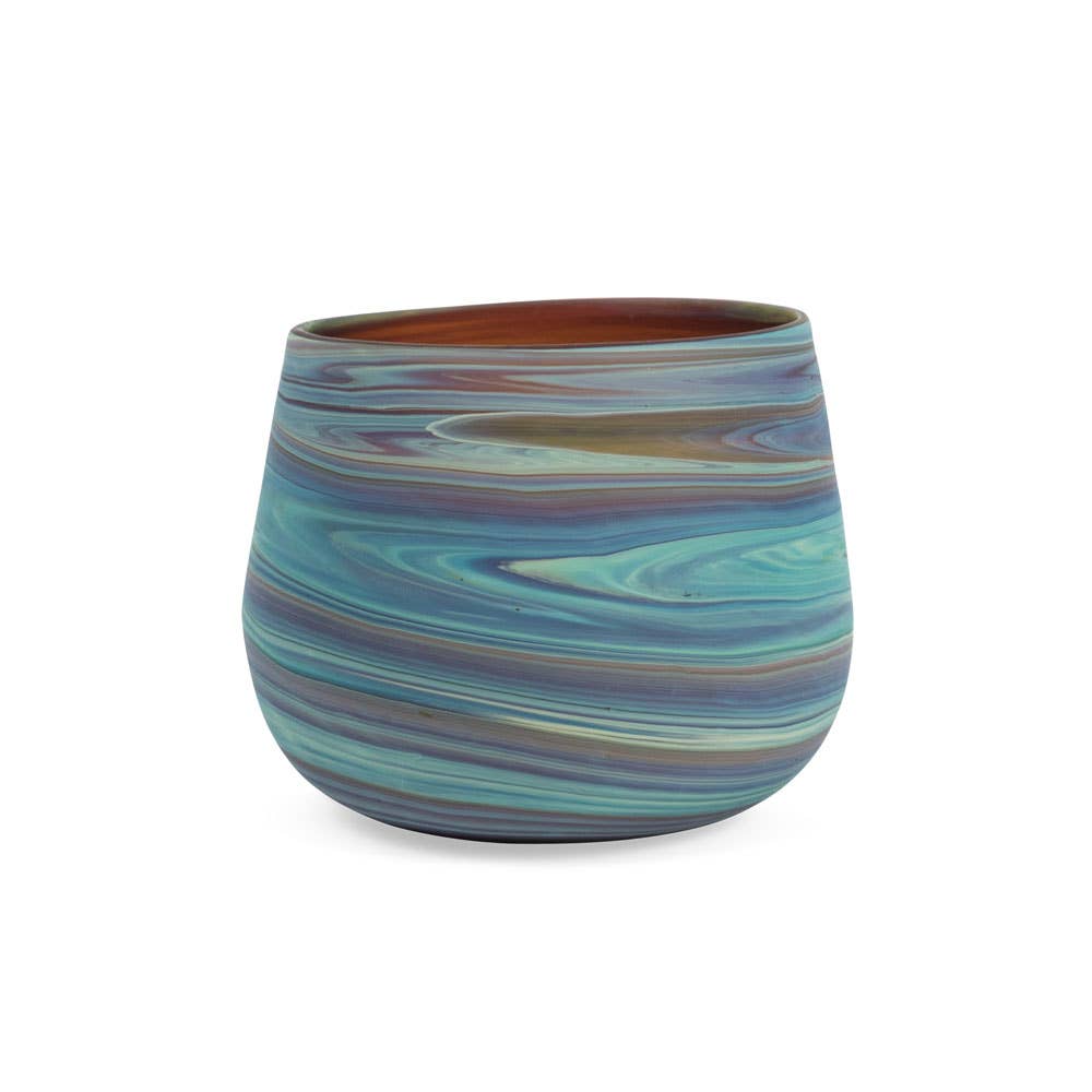 Ten Thousand Villages - Phoenician Glass Candleholder