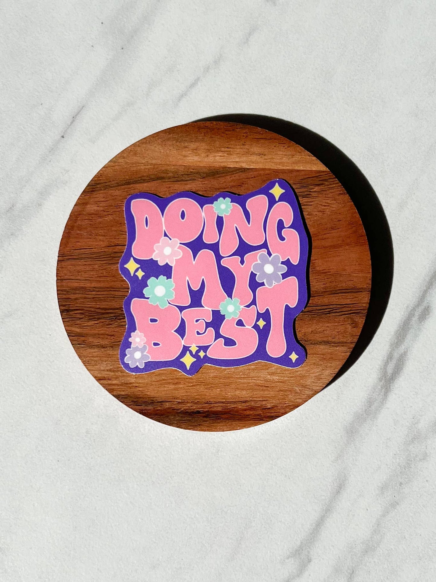 Uplifter Sticker - Doing my best purple sticker