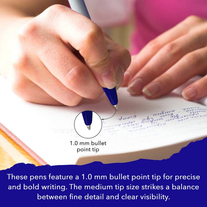 Blue Ink Stick Ball Point Pen