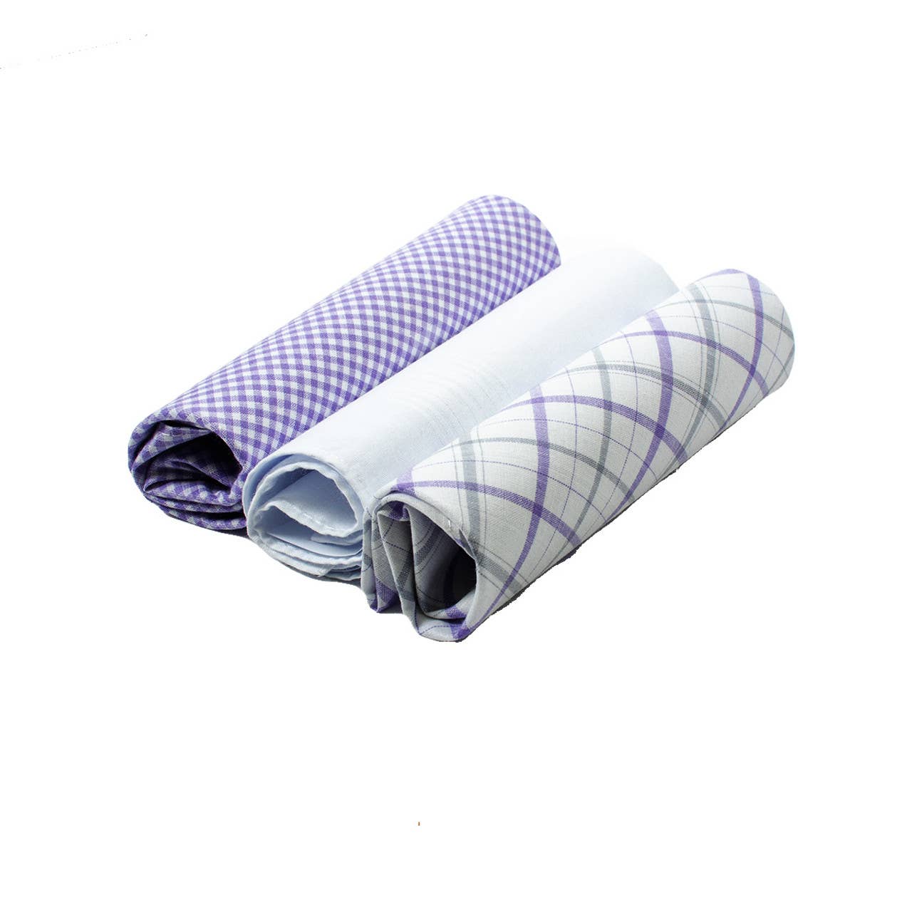 Men's Boxed Fancy Cotton Handkerchiefs 3pcs Set