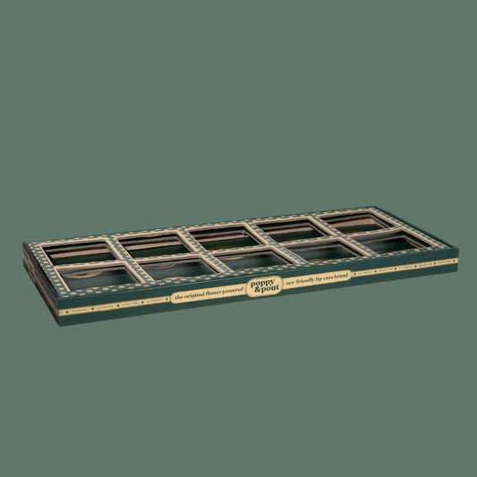Poppy & Pout - Product Display, 10 Lip Scrub, Green
