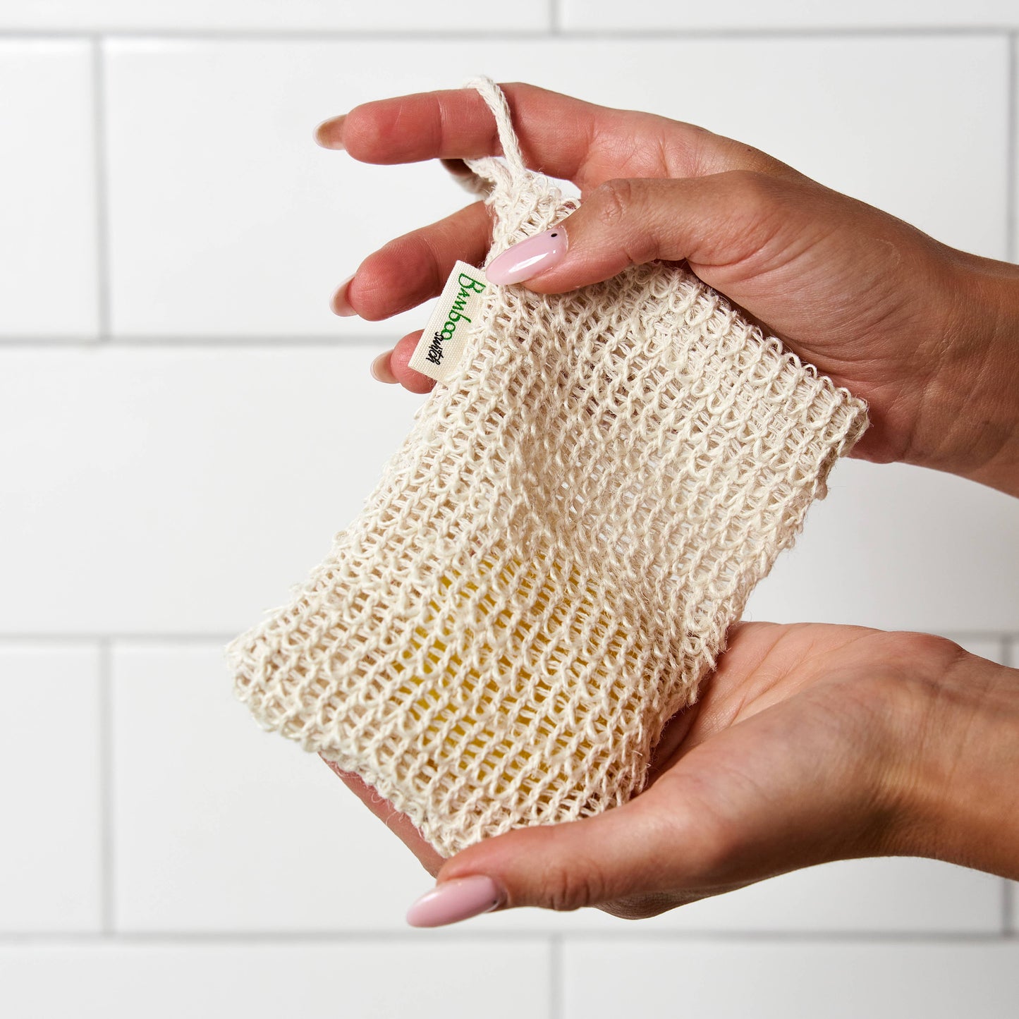 Compostable Sisal Soap Saver Bag | Earth Day Bestseller