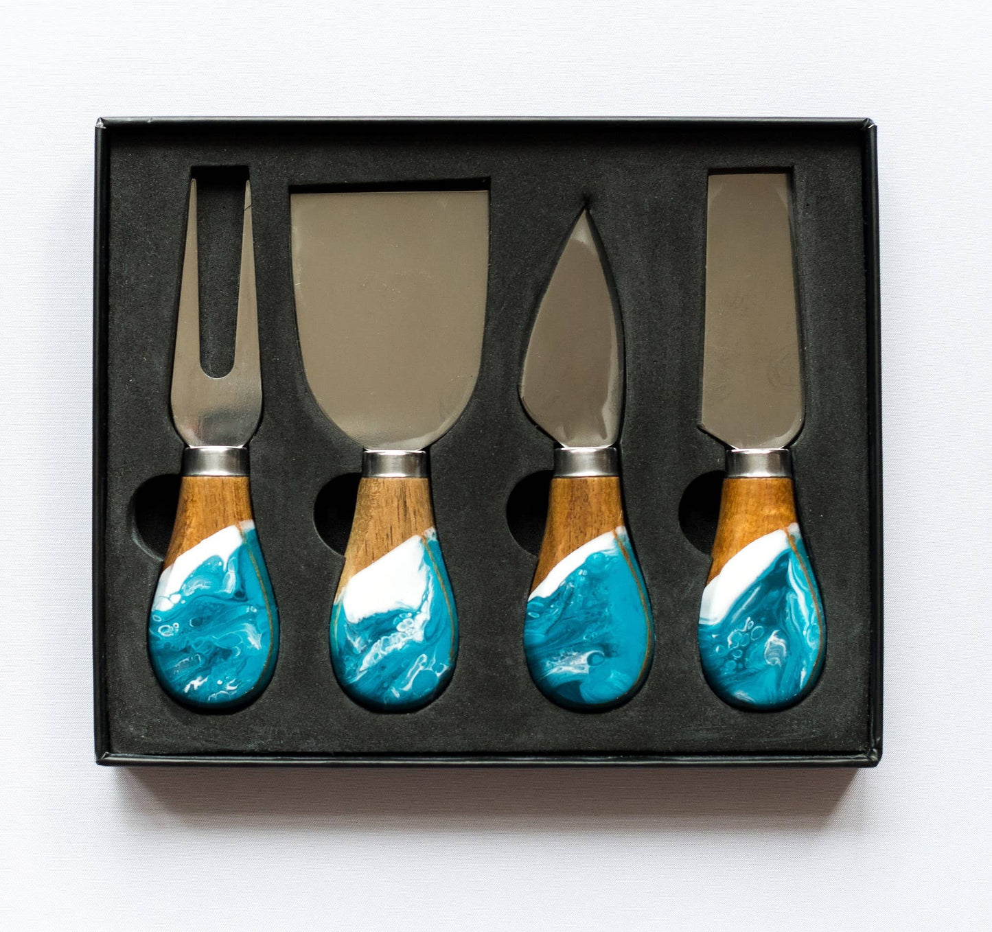 Resin Coated Cheese Knife Set - Set of 4 - NO TARIFFS!