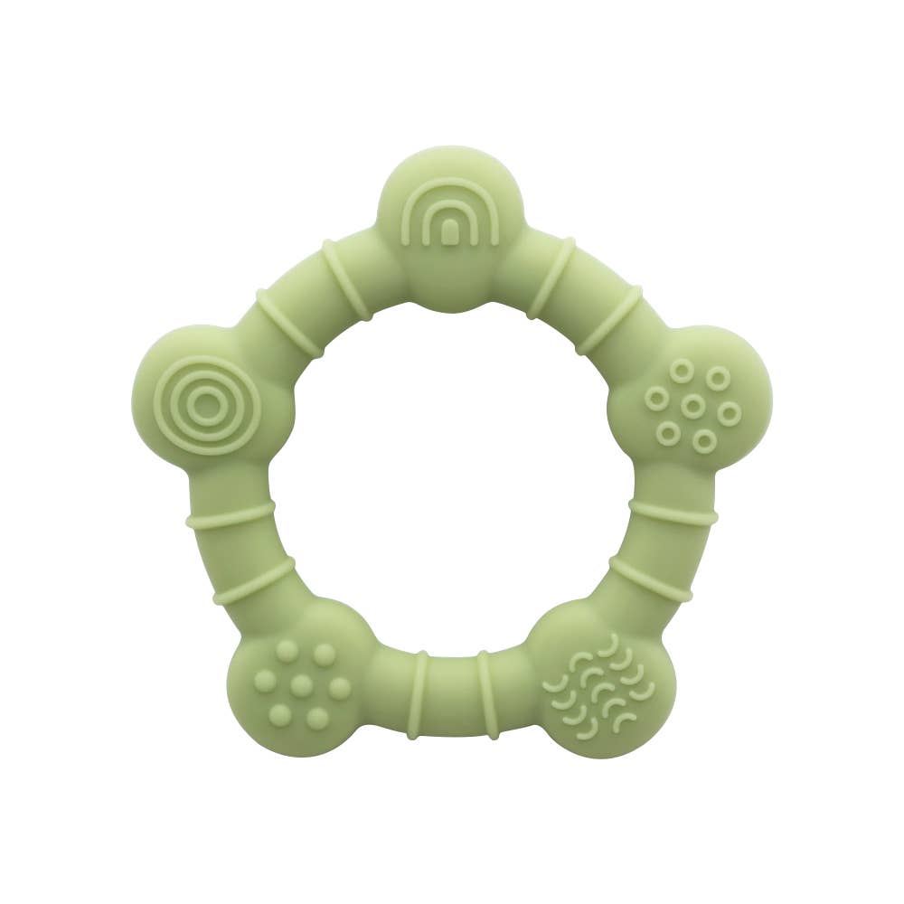 Marlowe and Sage LLC - Rainbow Wheel Teether