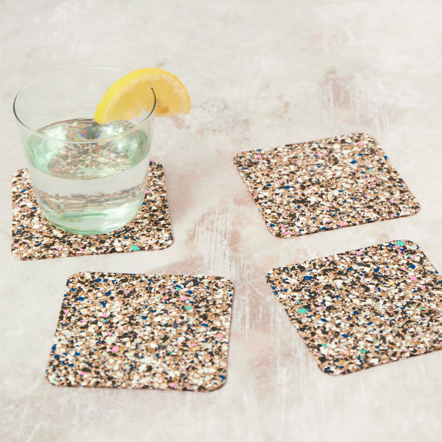 Beach Clean Coasters | Square | Set of 4