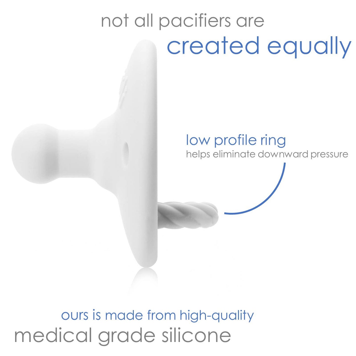 Ali+Oli - Pacifier Set Round (Grey & Sage)
