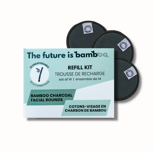 Bamboo Charcoal Facial Rounds - REFILL KIT