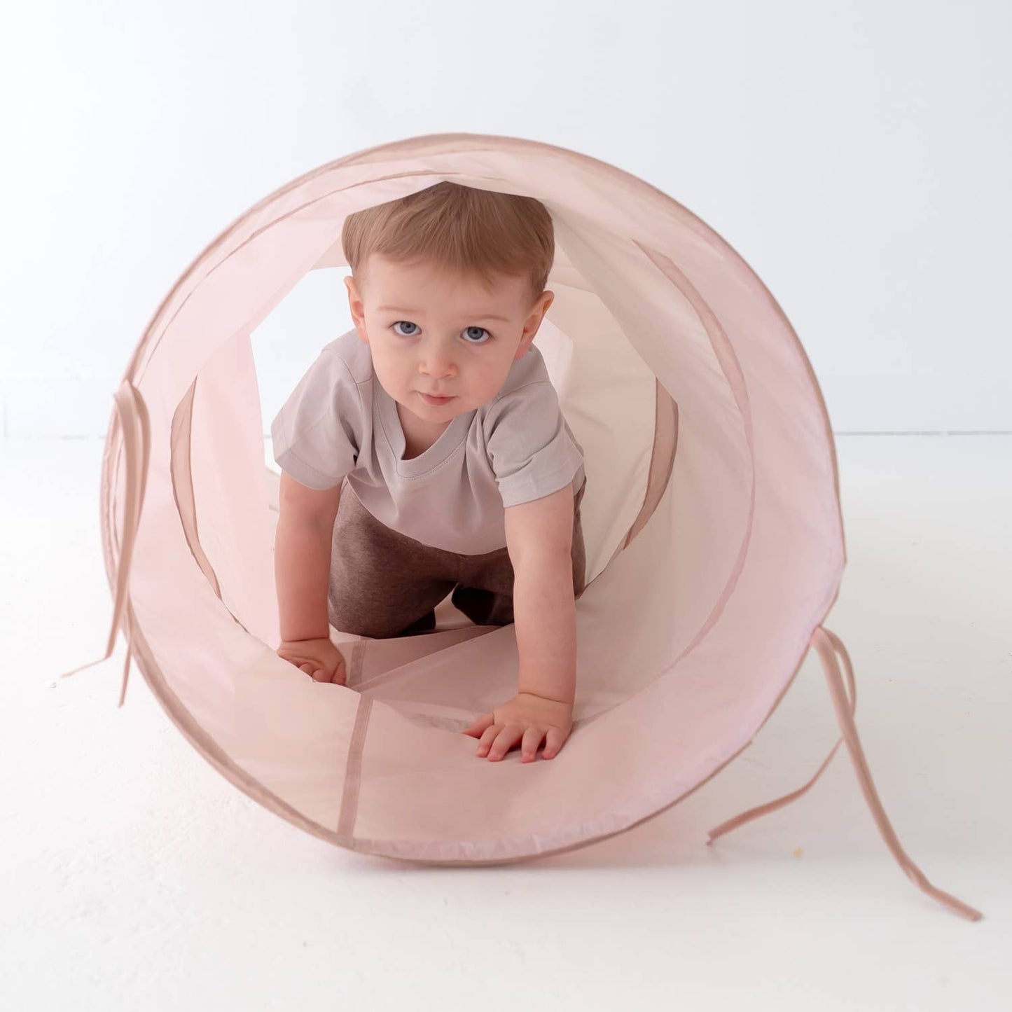 Kids Play Tunnel with Recycled Fabric