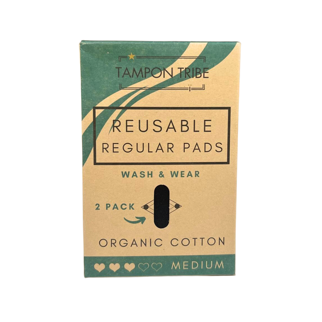Tampon Tribe - Organic Cotton Slim Reusable Pad - 2 Pack