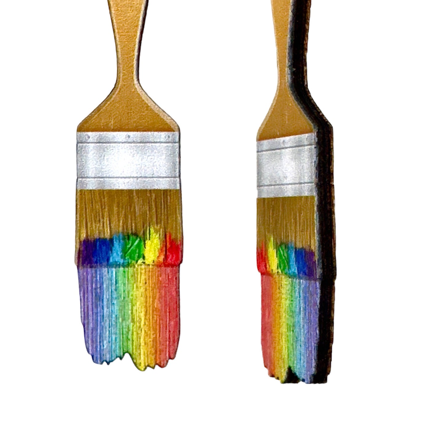Green Tree Jewelry - Paint Brush Earrings #1717