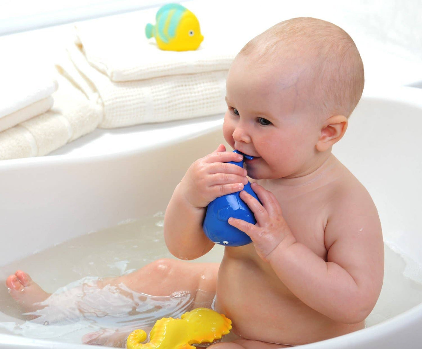 Natural Rubber Whale Non-Toxic Bath Toy, Mold-free design