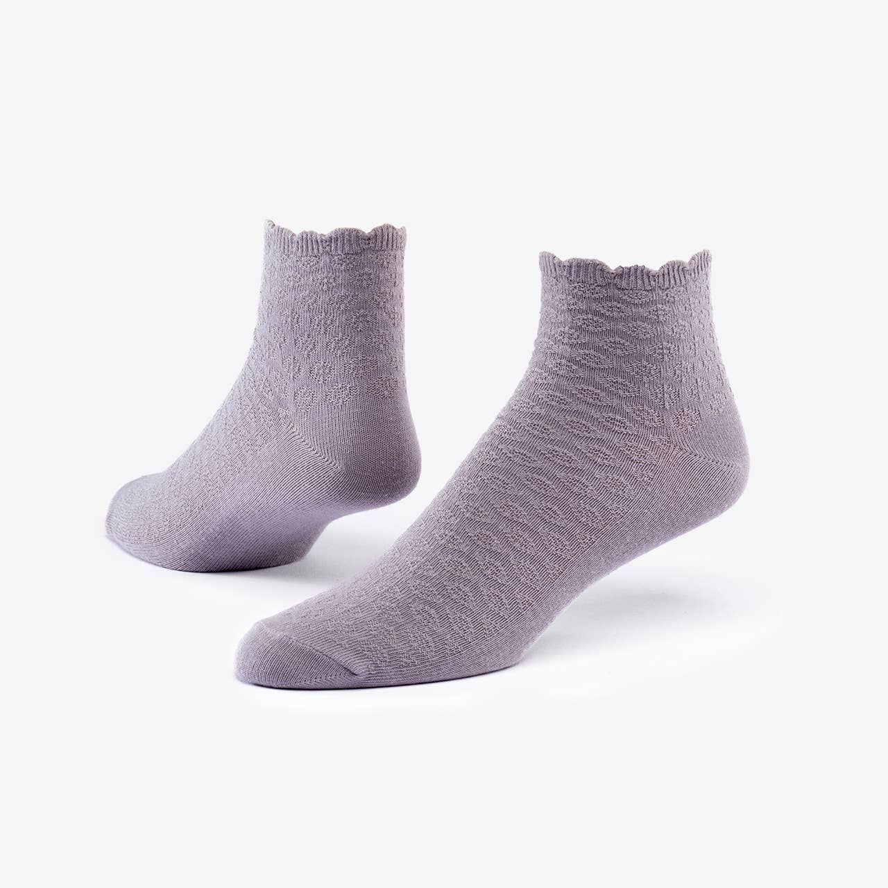 Maggie's Organics - Organic Cotton Socks - Scallop Quarter