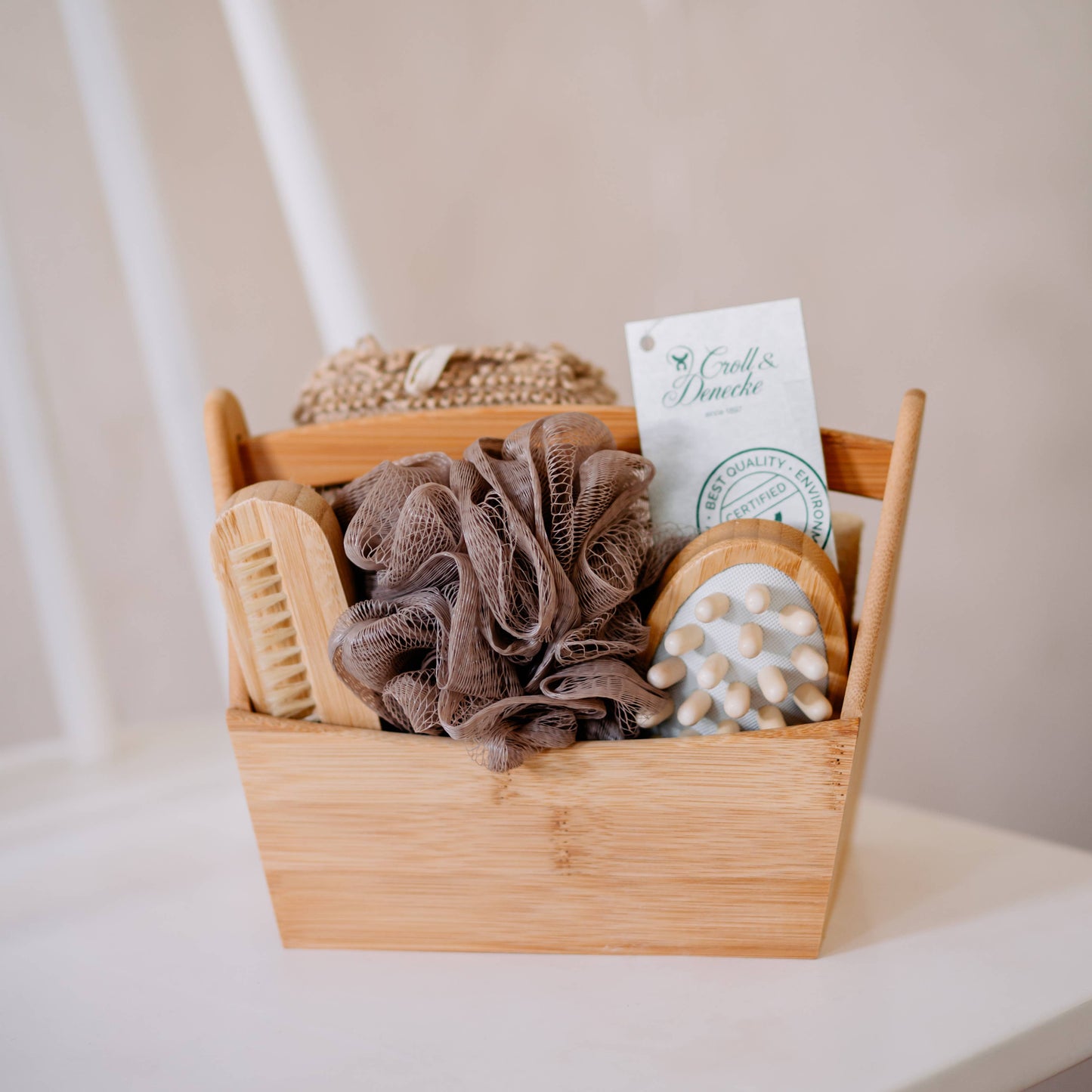 Croll & Denecke - Gift Set Basket Spa in Bamboo Set, Sale Bride Spa