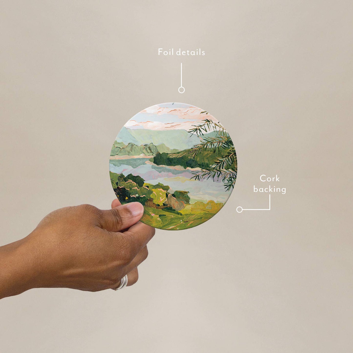 River Bank Seedlings Coaster