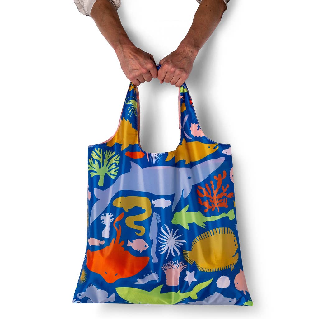 Sea Animals Art Sack® by Banquet Workshop - Beach Tote Bag