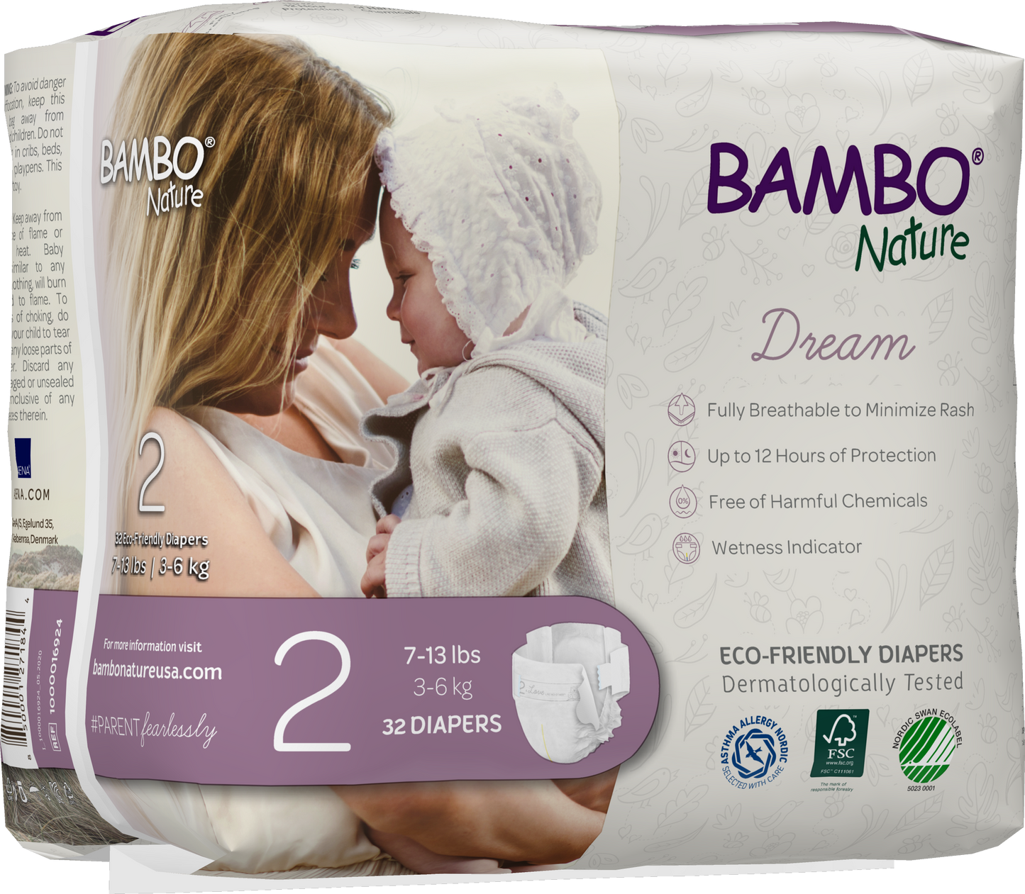 Bambo Nature Dream Baby Diapers Size 2