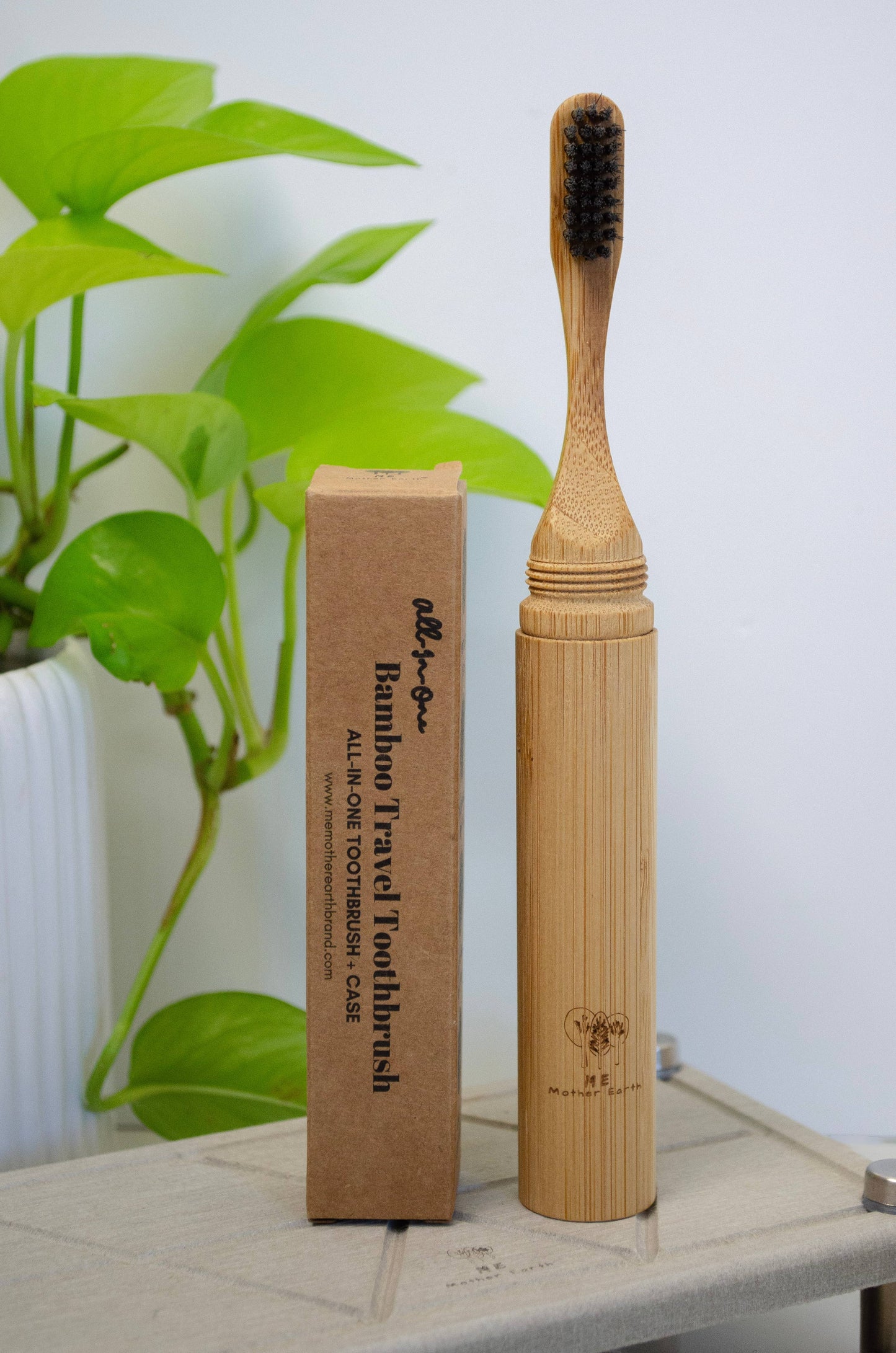 All-in-One Bamboo Travel Toothbrush 2.0