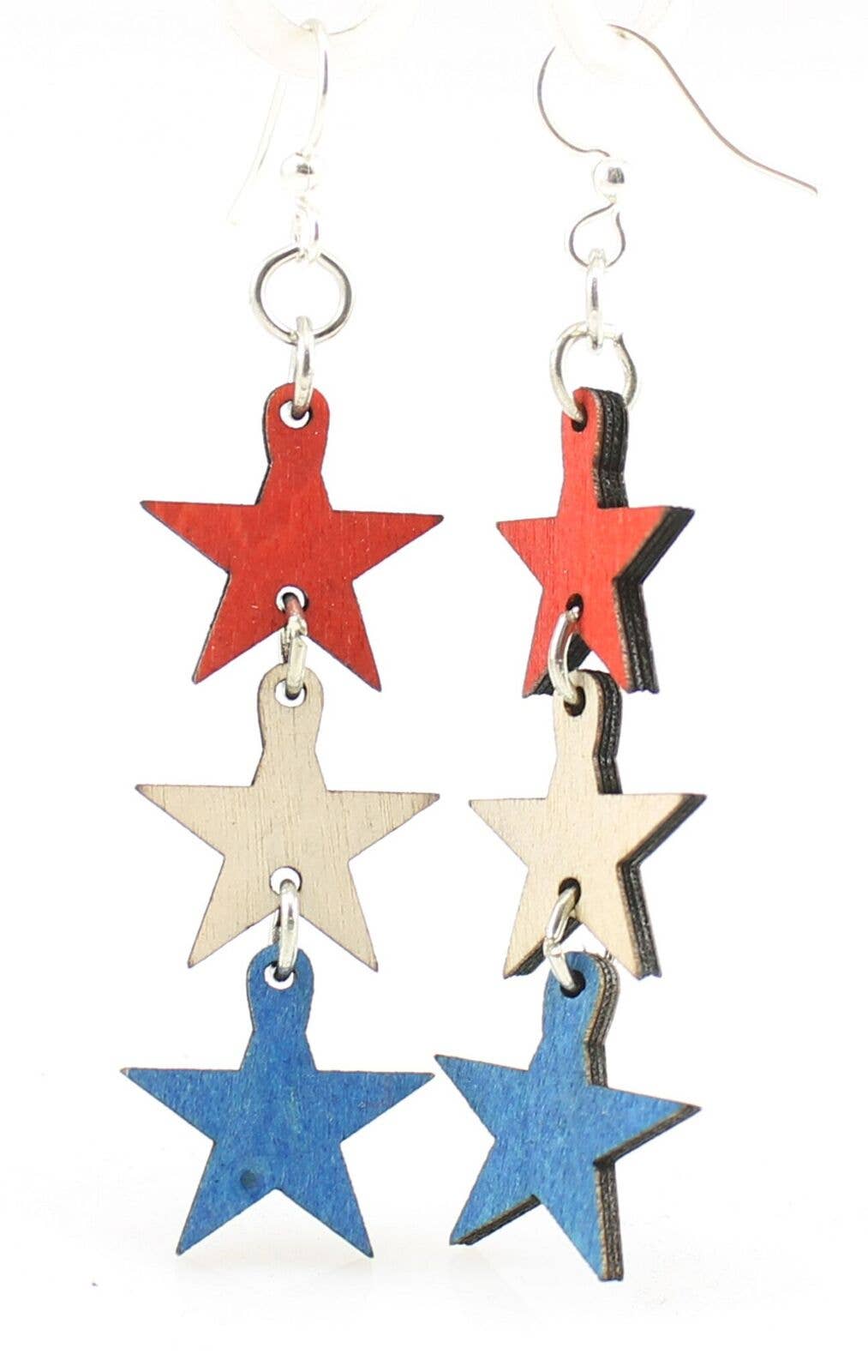 Green Tree Jewelry - 4th of July Star Earrings