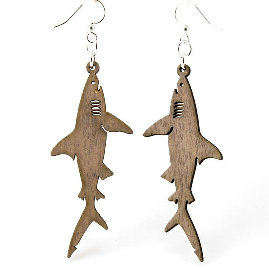 Green Tree Jewelry - Shark Earrings