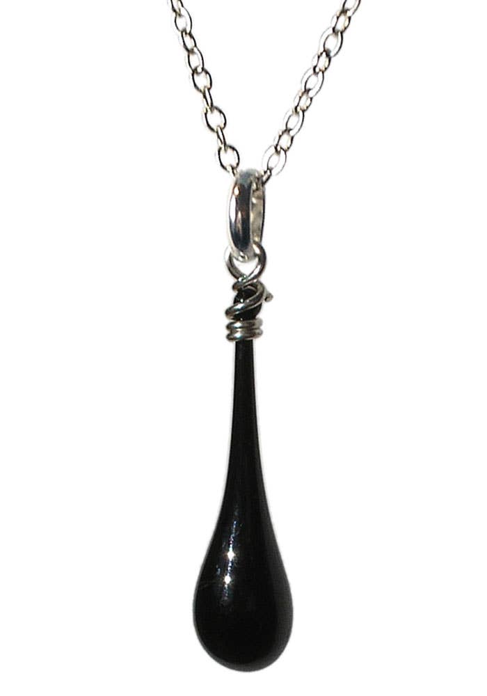 Sundrop Jewelry - Maressa Glass Teardrop Pendant Necklace