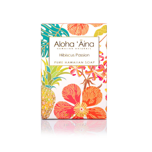 Aloha 'Aina  Hibiscus Passion Pure Bar Soap