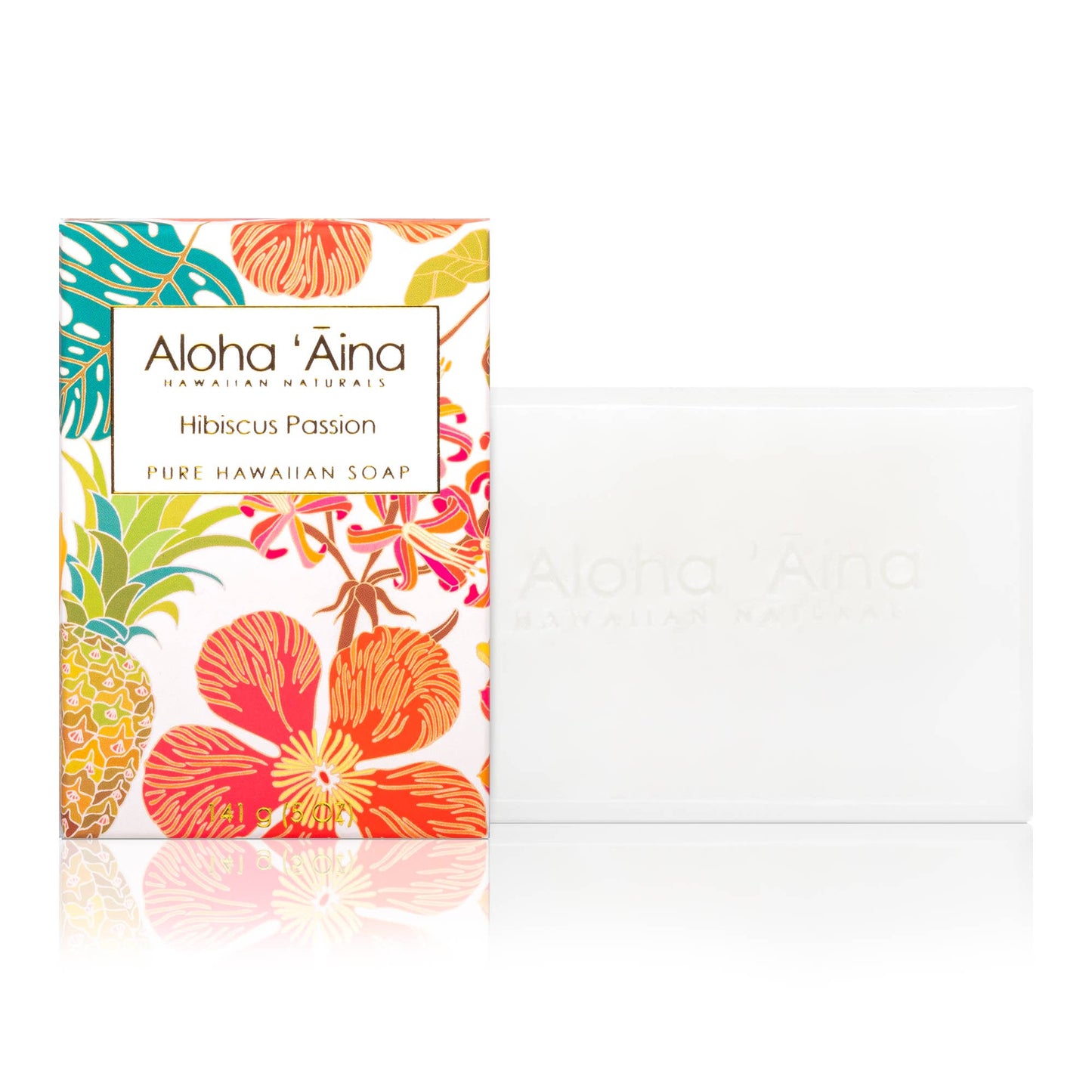 Aloha 'Aina  Hibiscus Passion Pure Bar Soap