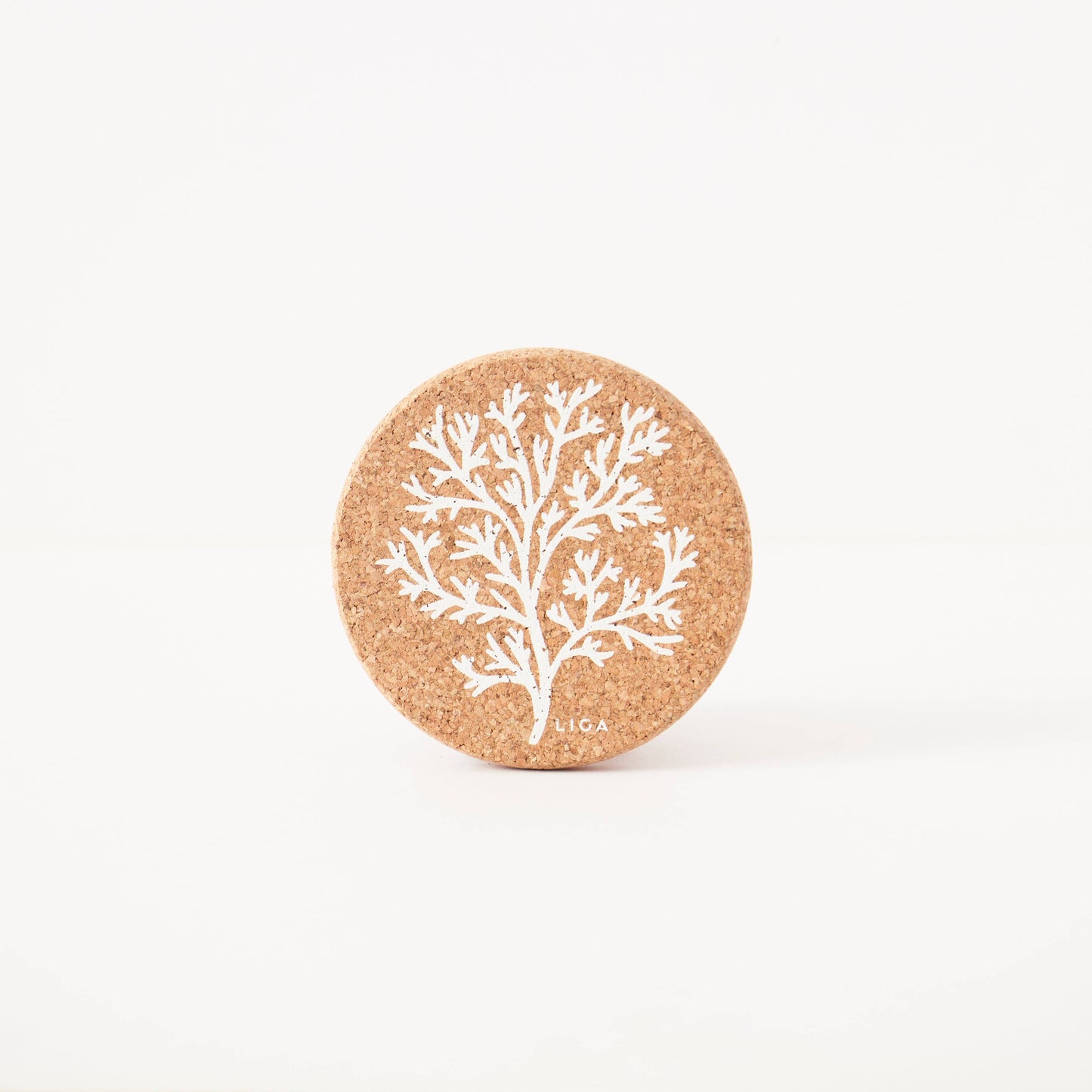 Cork Coaster | Coral