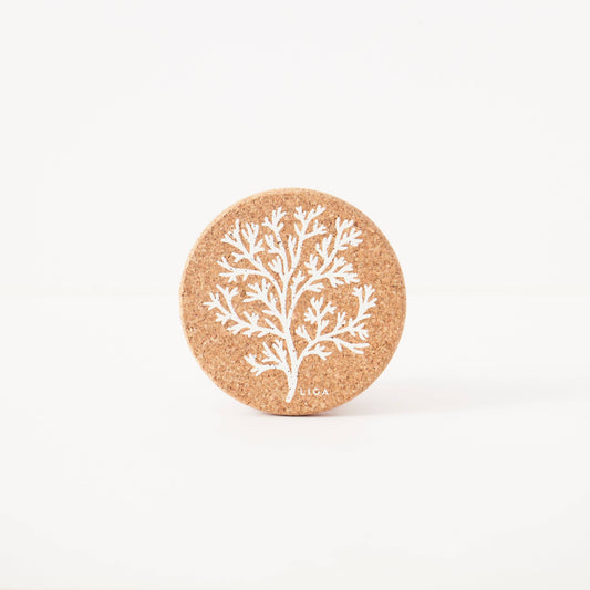 Cork Coaster | Coral