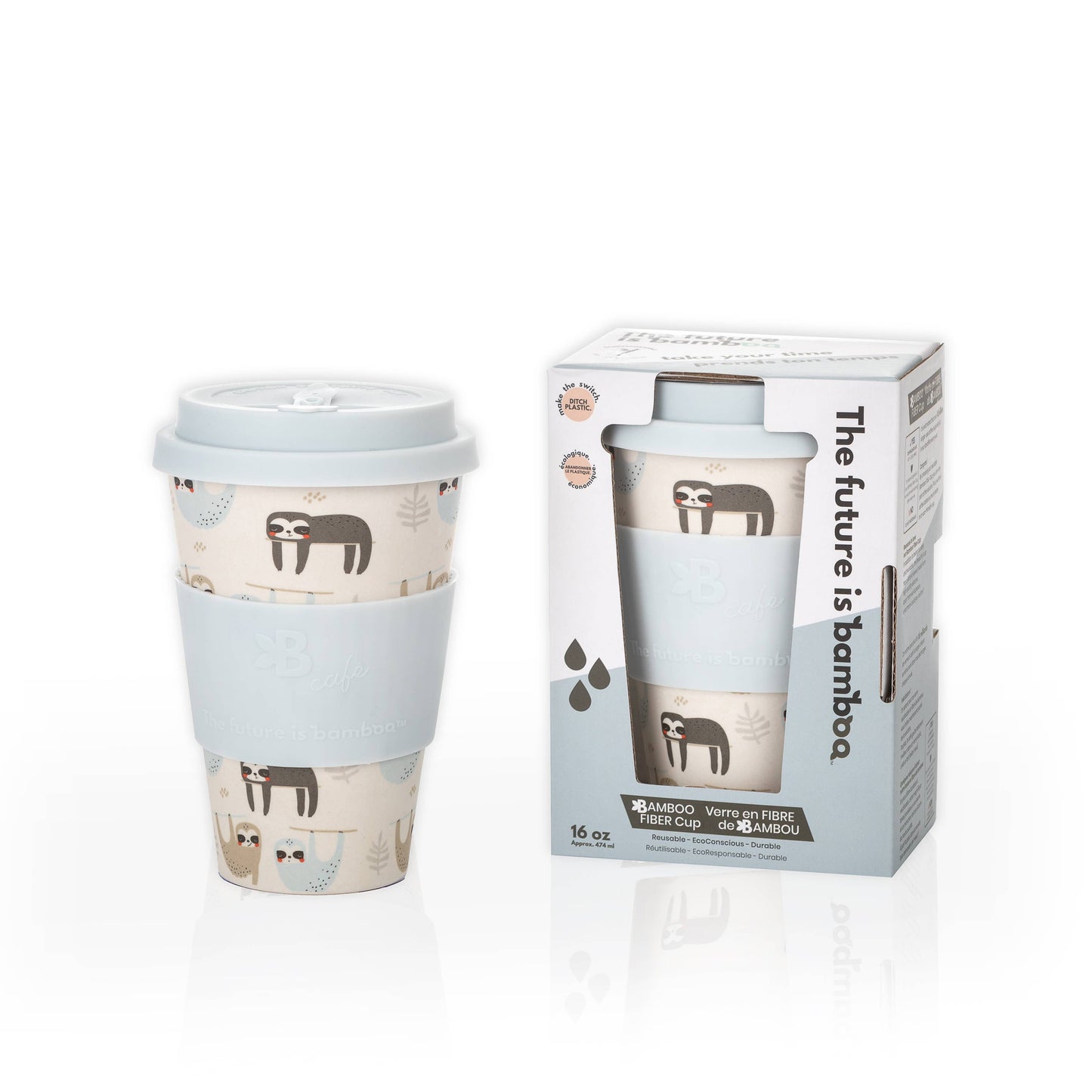 Take Your Time - Bamboo Reusable Cups