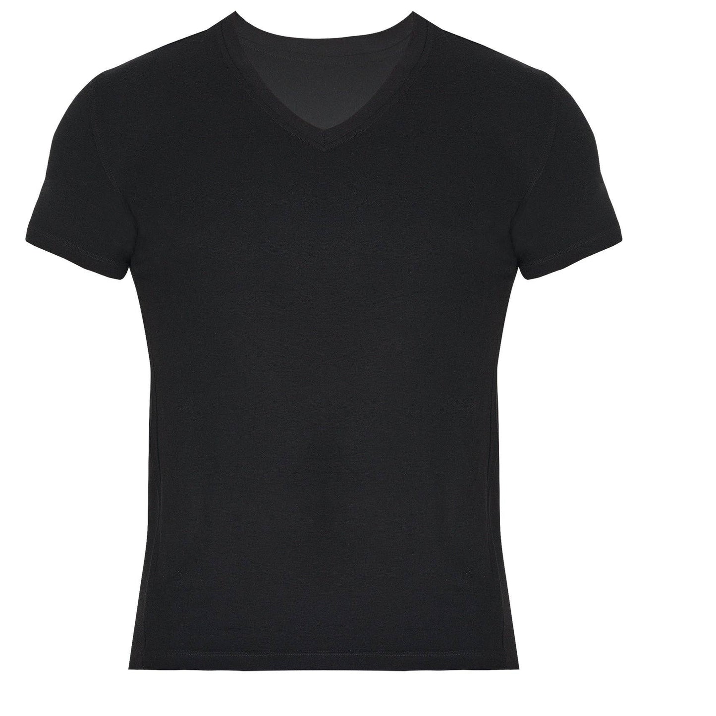Bambooven - Bambooven Men’s V-Neck T-Shirt – Premium Bamboo, Super Soft, Breathable, Classic V-Neck, Modern Fitted T-Shirt, Men’s Undershirt - Mixed Color(3 Pack)