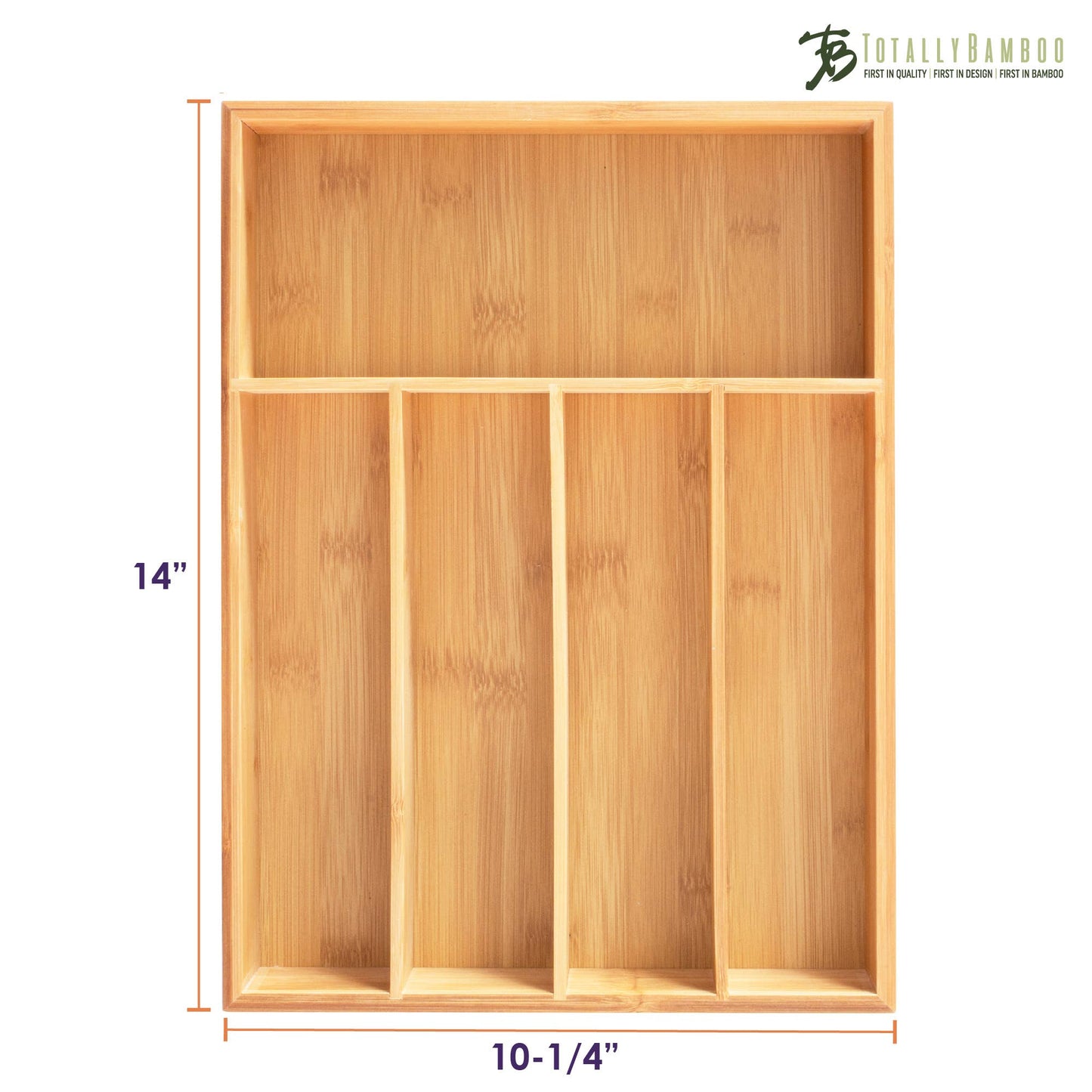 Totally Bamboo - Flatware Drawer Organizer