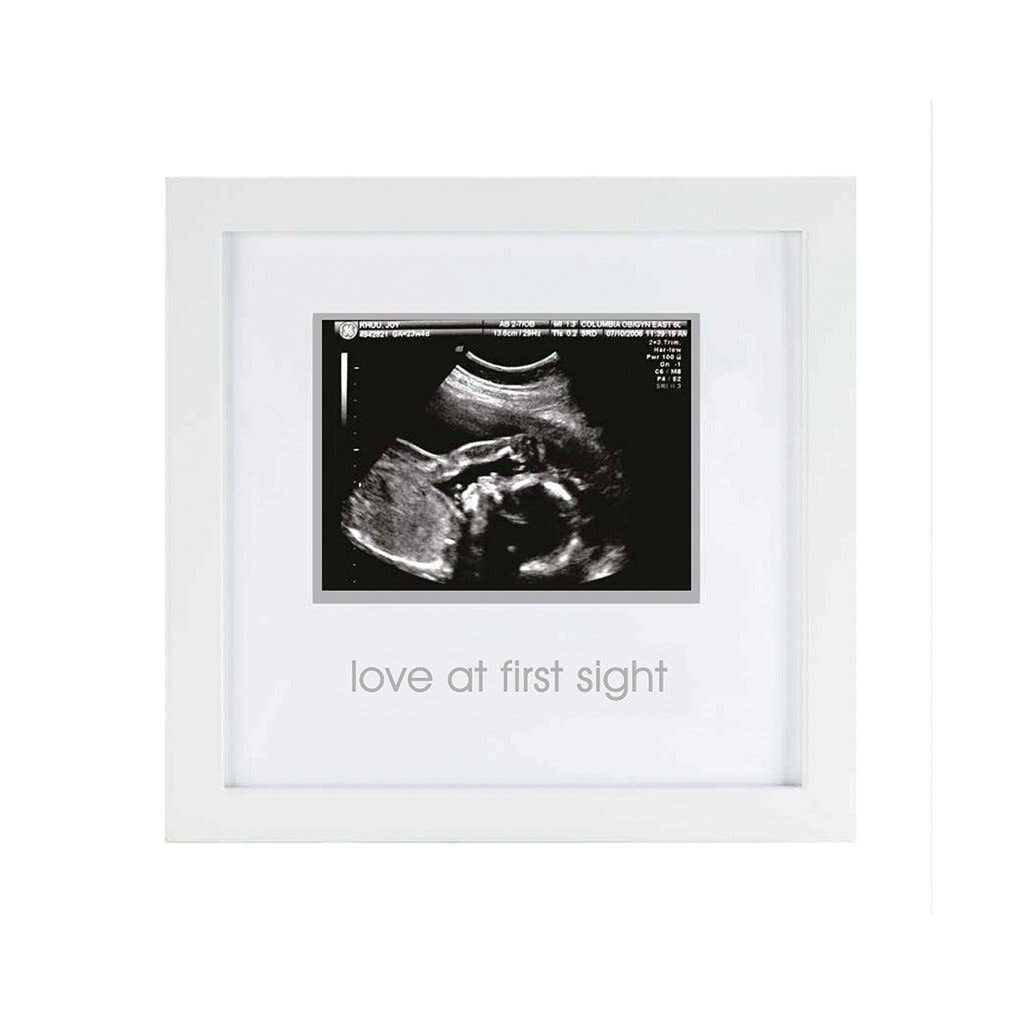 Pearhead - Love At First Sight Sonogram Frame, White