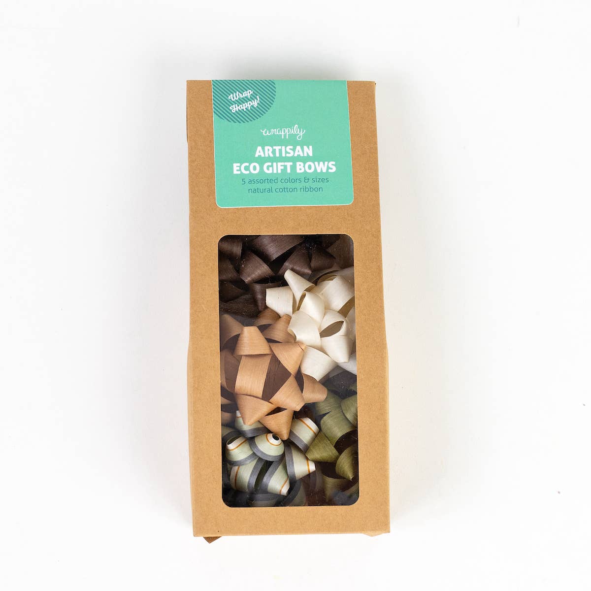 Wrappily Eco Gift Wrap Co. - Eco Gift Bows • Artisanal Natural Cotton • Neutral Tones