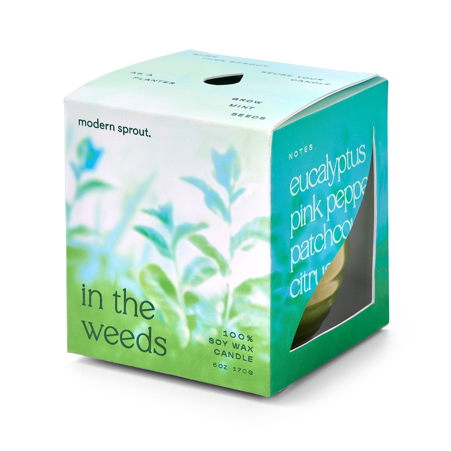 Garden Vibes Candle/Planter 2-in-1