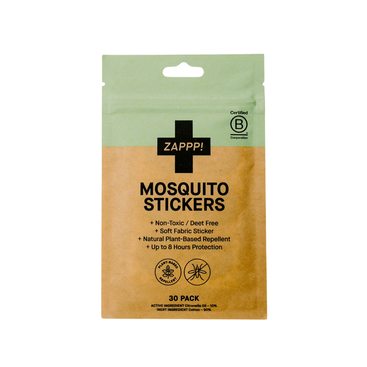 ZAPPP! Mosquito Stickers - 30 stickers per pack
