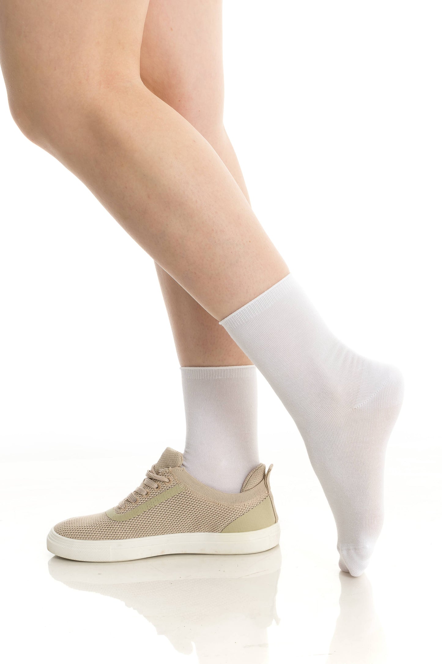 Womens Bamboo Crew Socks-Super Soft, Odor Free 3-Pack