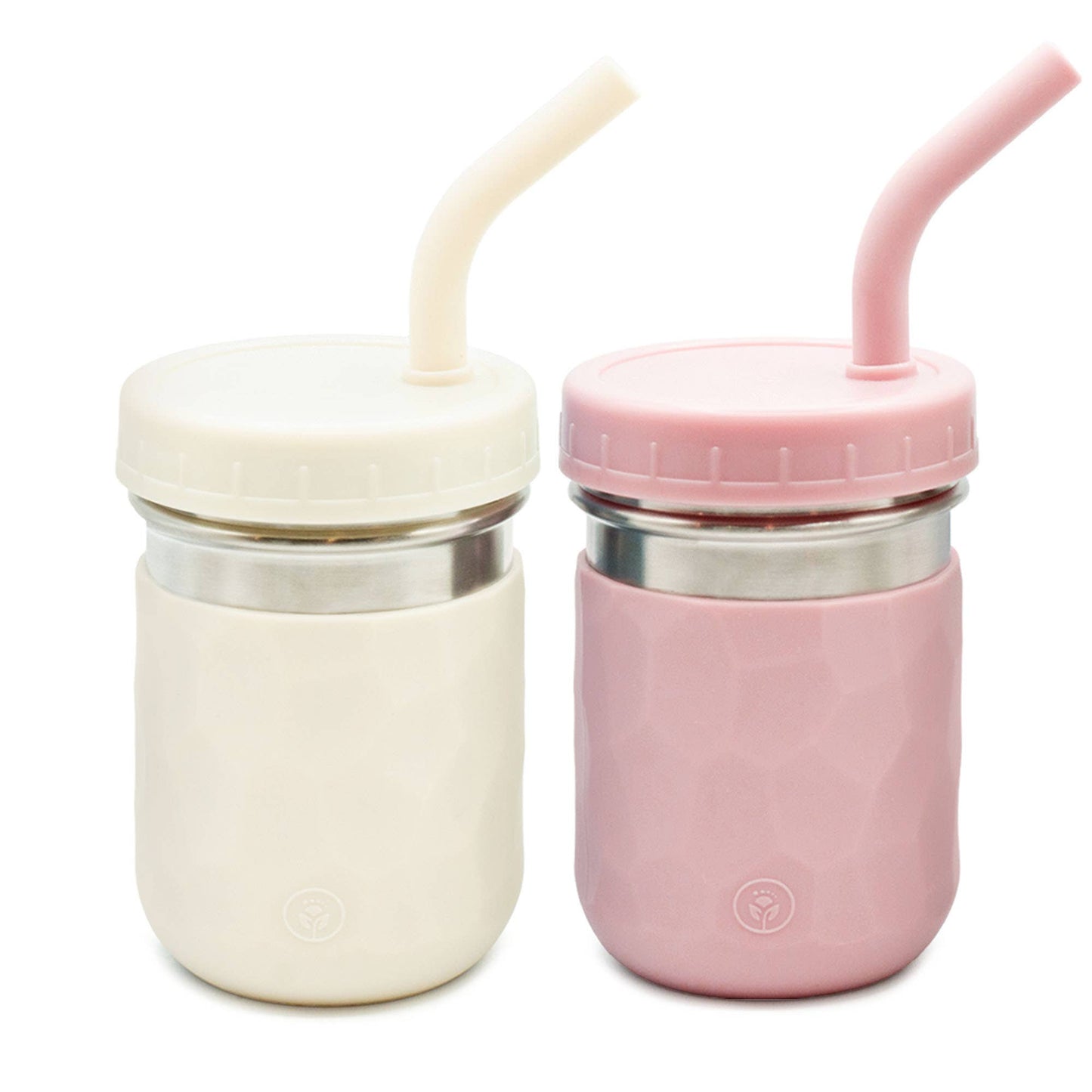 WeeSprout - 3-in-1 Stainless Steel Kids Cups – 8 oz, Set of 2