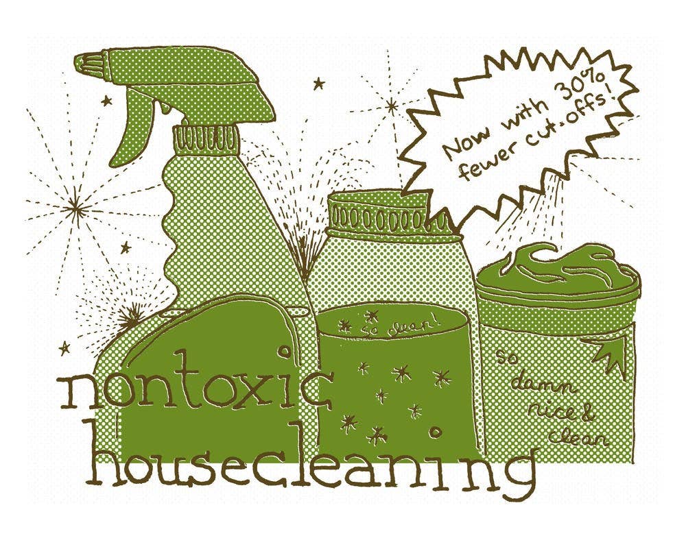 Microcosm Publishing & Distribution - Nontoxic Housecleaning (Zine)